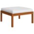 vidaXL 12 Piece Garden Lounge Set with Cushions Cream Wood Acacia&Rope - Image 11