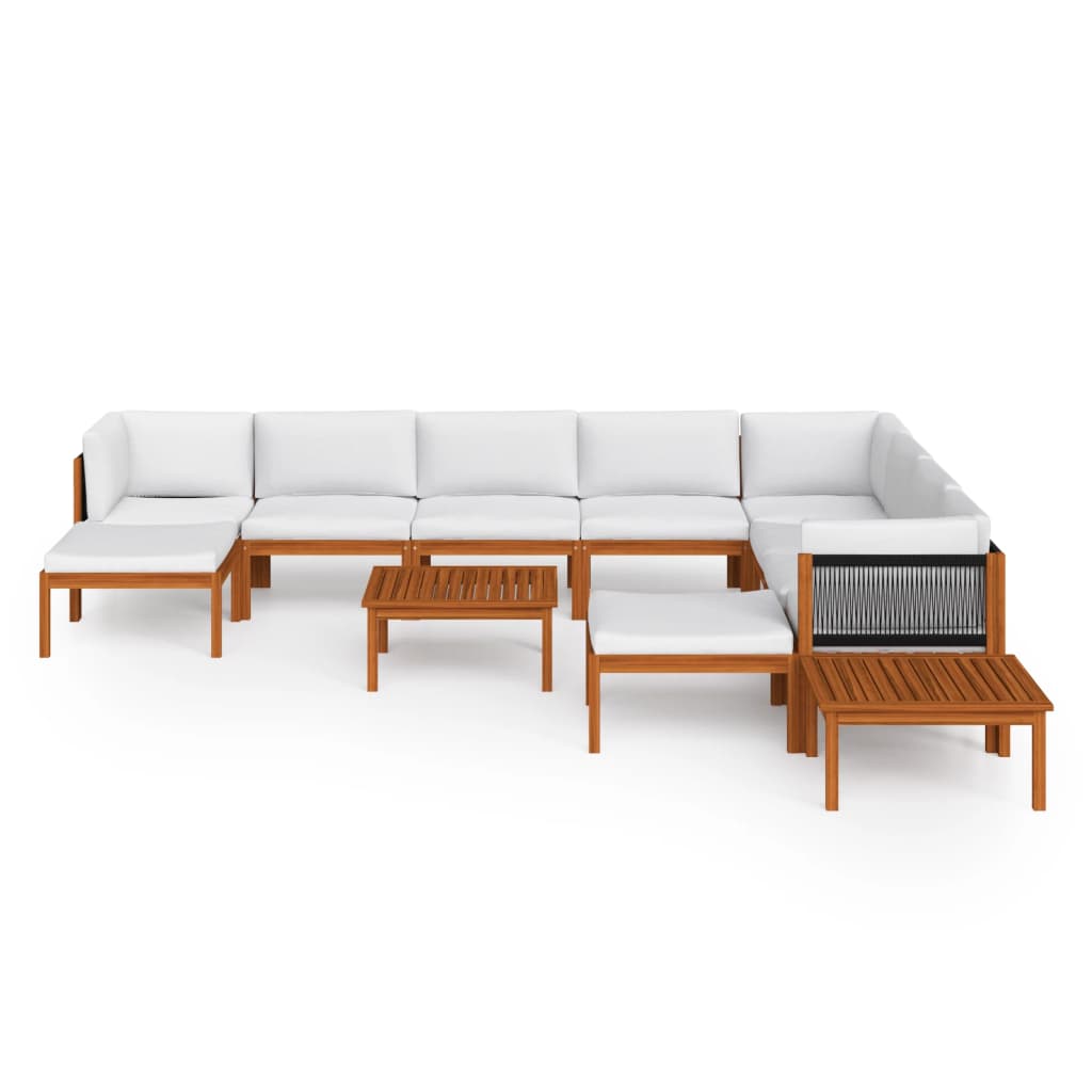 8720286190654_g_en_hd_1 vidaXL 12 Piece Garden Lounge Set with Cushions Cream Wood Acacia&Rope - Image 3