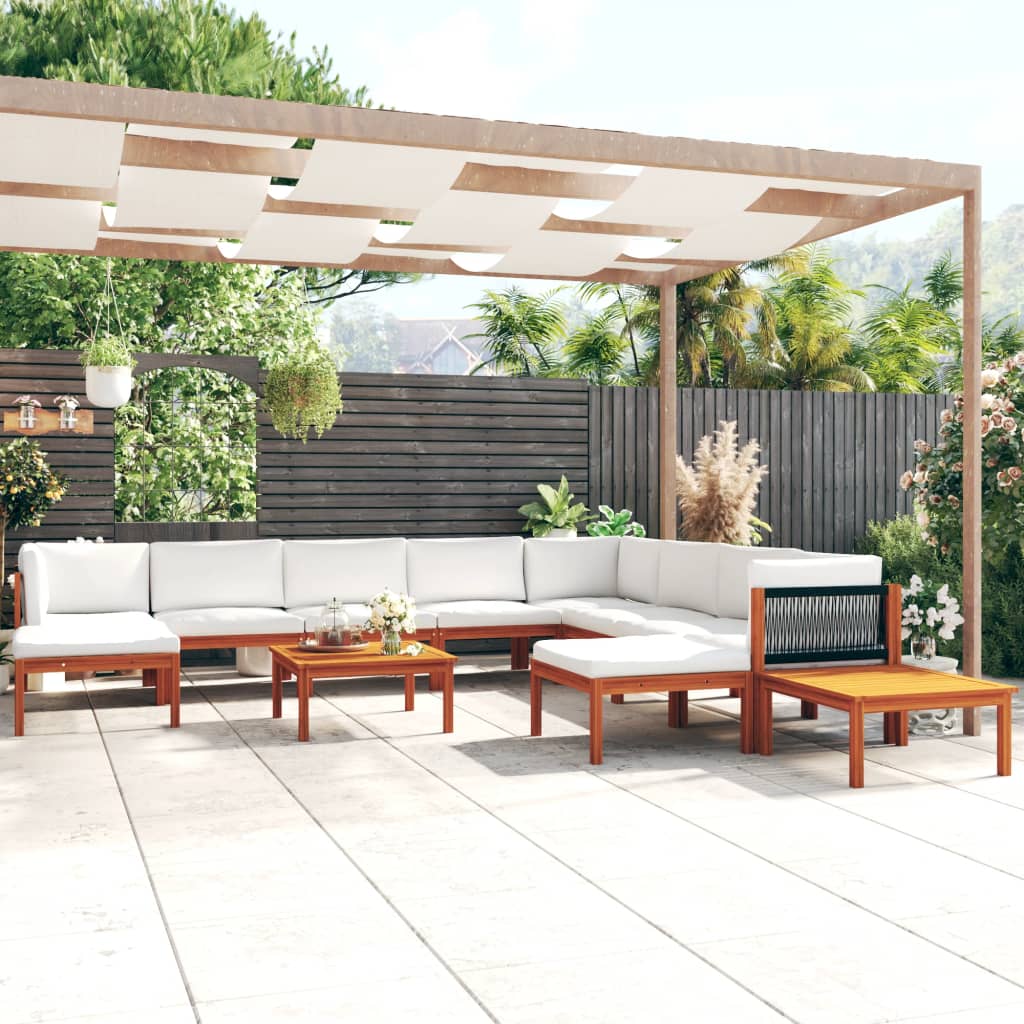 8720286190654_m_en_hd_1 vidaXL 12 Piece Garden Lounge Set with Cushions Cream Wood Acacia&Rope - Image 1