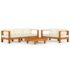 vidaXL 5 Piece Garden Lounge Set with Cushions 100x60 cm Acacia Wood - Image 2
