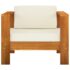 vidaXL 10 Piece Garden Lounge Set with Cushions 100x60 cm Acacia Wood - Image 13