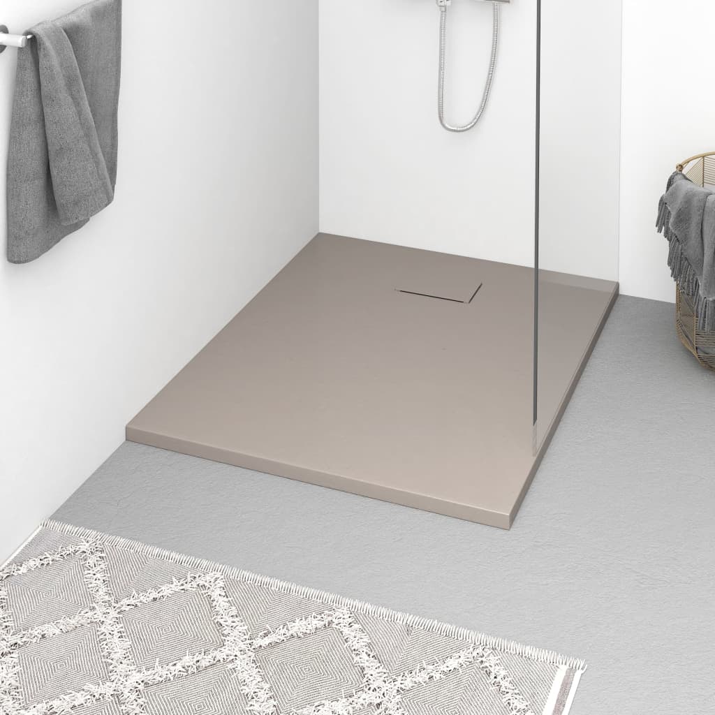 8720286191408_m_en_hd_1 vidaXL Shower Base Tray SMC Brown 100x80 cm - Image 1