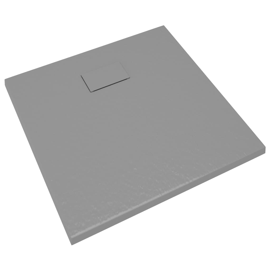 8720286191460_g_en_hd_3 vidaXL Shower Base Tray SMC Grey 90x90 cm - Image 5