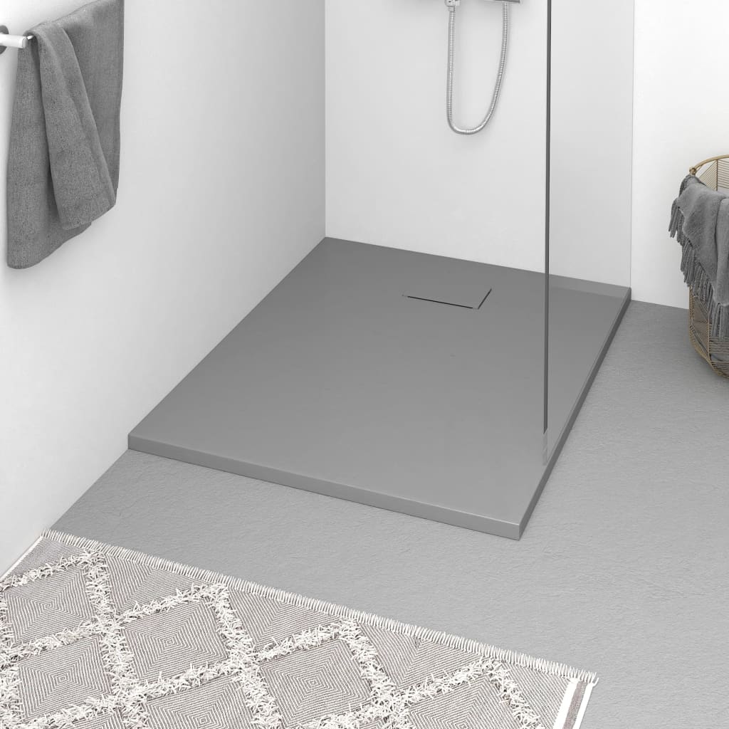 8720286191484_m_en_hd_1 vidaXL Shower Base Tray SMC Grey 100x80 cm - Image 1