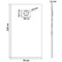 vidaXL Shower Base Tray SMC Grey 120x70 cm - Image 8