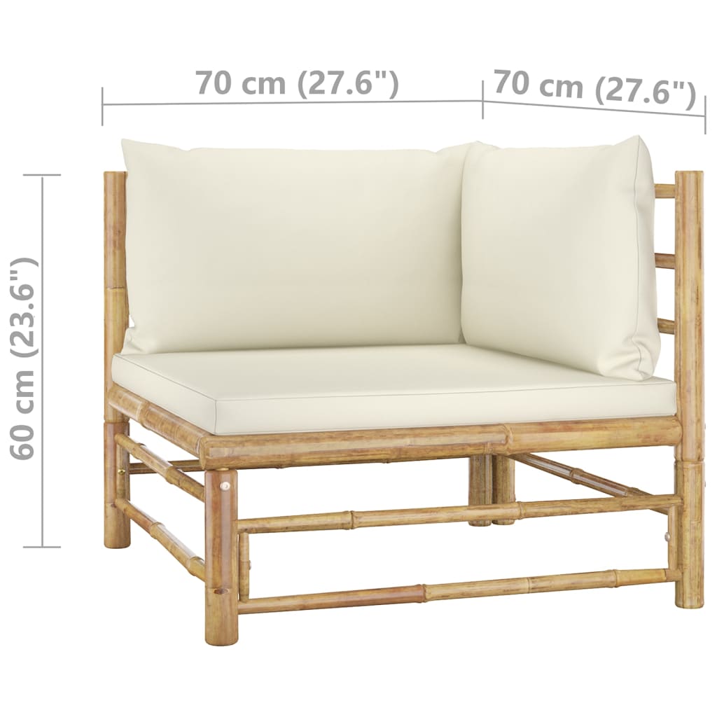 8720286191934_g_en_hd_6 vidaXL 3 Piece Garden Lounge Set with Cream White Cushions Bamboo - Image 7