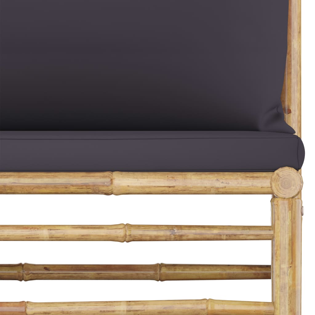 8720286192122_g_en_hd_7 vidaXL 10 Piece Garden Lounge Set with Dark Grey Cushions Bamboo - Image 8