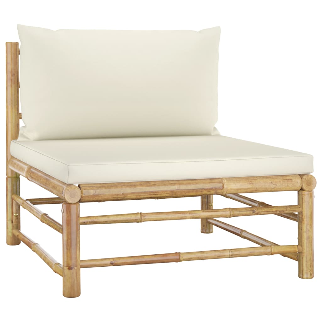 8720286192177_g_en_hd_4 vidaXL 12 Piece Garden Lounge Set with Cream White Cushions Bamboo - Image 5