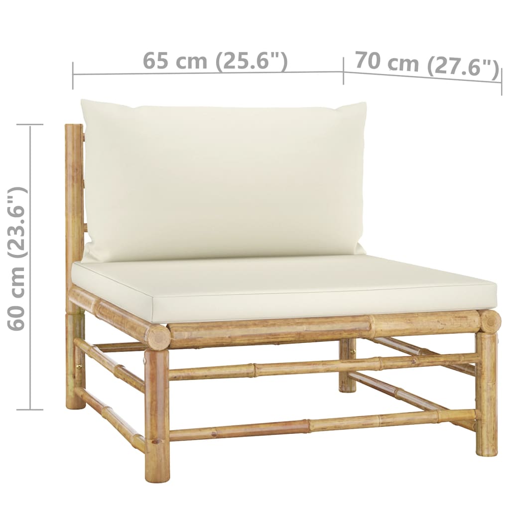 8720286192351_g_en_hd_9 vidaXL 3 Piece Garden Lounge Set with Cream White Cushions Bamboo - Image 10