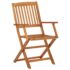 vidaXL 3 Piece Folding Garden Dining Set Solid Acacia Wood - Image 9