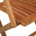 vidaXL 3 Piece Folding Garden Dining Set Solid Acacia Wood - Image 11