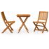 vidaXL 3 Piece Folding Garden Dining Set Solid Acacia Wood - Image 2