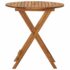 vidaXL 3 Piece Folding Garden Dining Set Solid Acacia Wood - Image 3