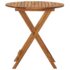 vidaXL 3 Piece Folding Garden Dining Set Solid Acacia Wood - Image 3