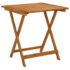 vidaXL 3 Piece Folding Garden Dining Set Solid Acacia Wood - Image 3