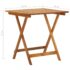 vidaXL 3 Piece Folding Garden Dining Set Solid Acacia Wood - Image 12