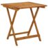 vidaXL 3 Piece Folding Garden Dining Set Solid Acacia Wood - Image 3