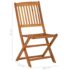 vidaXL 3 Piece Folding Garden Dining Set Solid Acacia Wood - Image 13