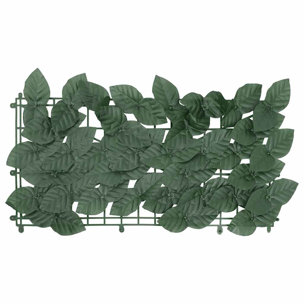8720286193020_g_en_hd_1 vidaXL Balcony Screen with Dark Green Leaves 300x100 cm - Image 2