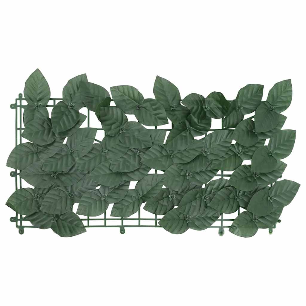 8720286193037_g_en_hd_1 vidaXL Balcony Screen with Dark Green Leaves 400x100 cm - Image 2