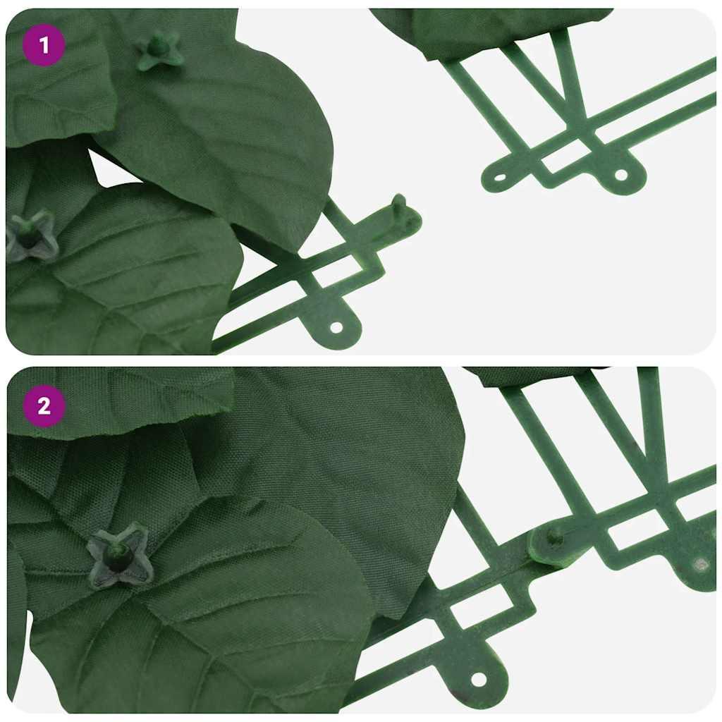 8720286193037_g_en_hd_4 vidaXL Balcony Screen with Dark Green Leaves 400x100 cm - Image 5