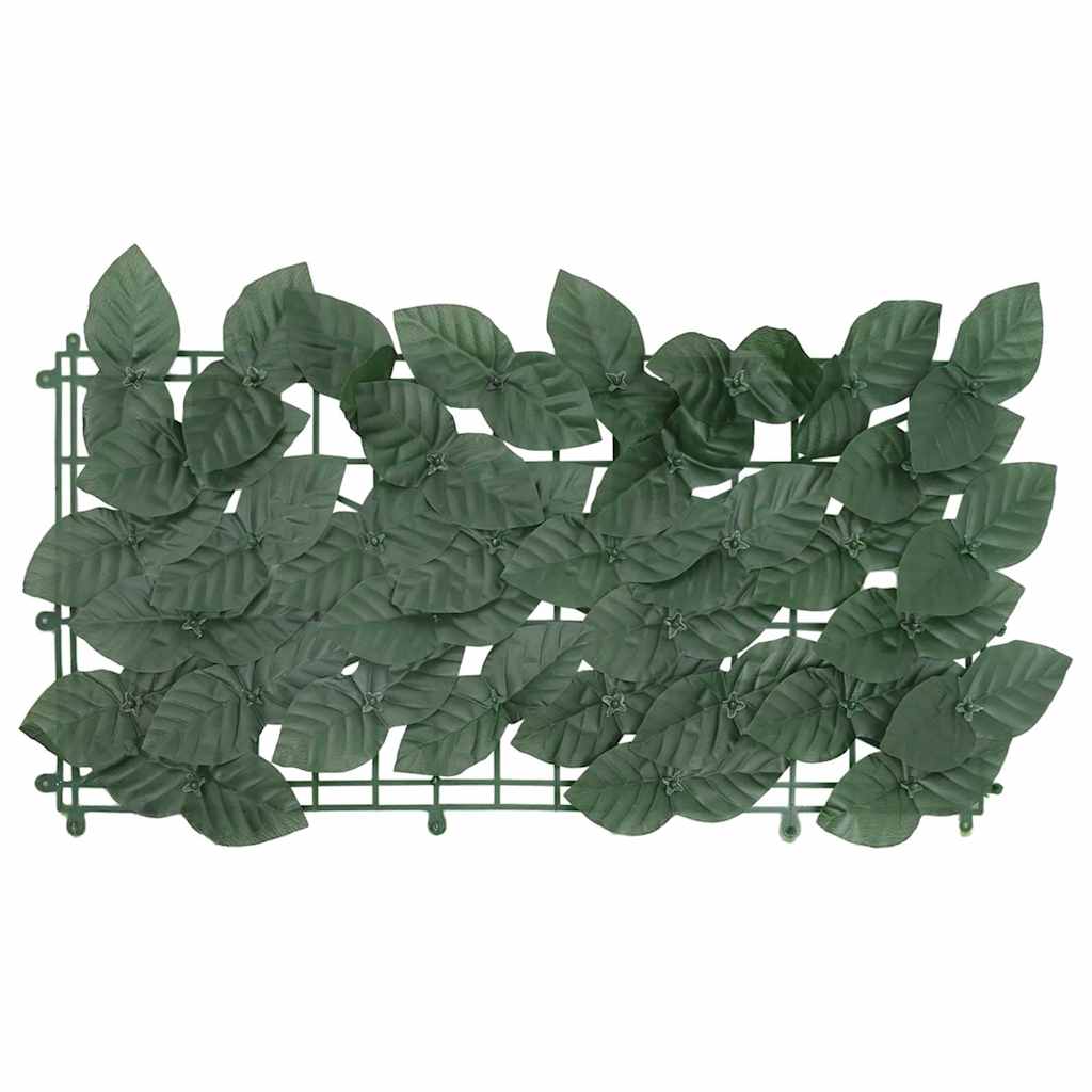 8720286193044_g_en_hd_1 vidaXL Balcony Screen with Dark Green Leaves 500x100 cm - Image 2