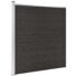 vidaXL Fence Panel WPC 175x186 cm Black - Image 2