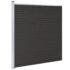 vidaXL Fence Panel WPC 175x186 cm Black - Image 3