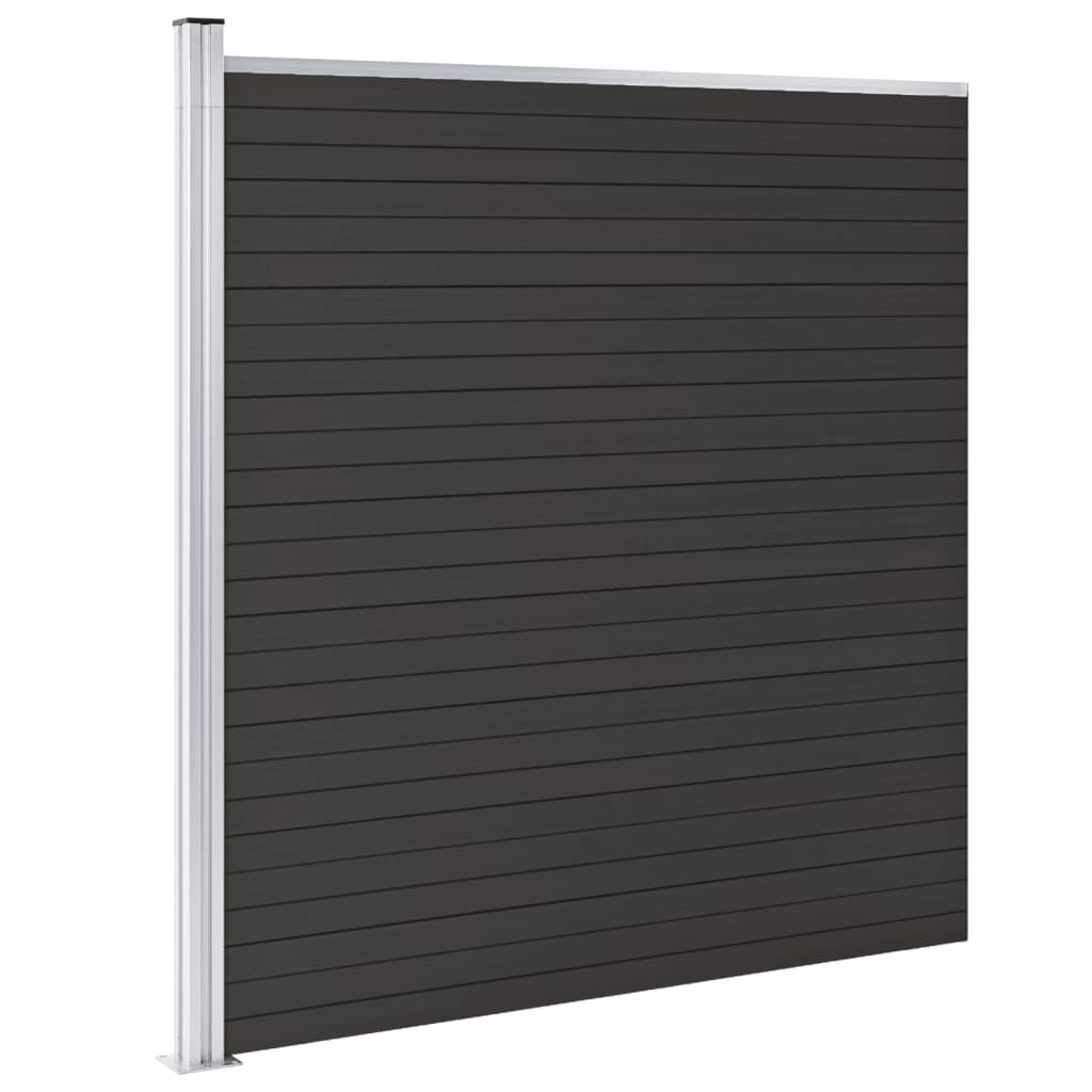 8720286194690_g_en_hd_2 vidaXL Fence Panel WPC 175x186 cm Black - Image 3