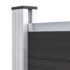 vidaXL Fence Panel WPC 175x186 cm Black - Image 5