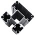 vidaXL Fence Panel WPC 175x186 cm Black - Image 8