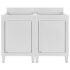 vidaXL Commercial Kitchen Sink Cabinets 2 pcs Stainless Steel - Image 2