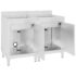 vidaXL Commercial Kitchen Sink Cabinets 2 pcs Stainless Steel - Image 3