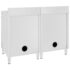 vidaXL Commercial Kitchen Sink Cabinets 2 pcs Stainless Steel - Image 4