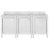 vidaXL Commercial Kitchen Sink Cabinets 3 pcs Stainless Steel - Image 2