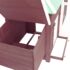 vidaXL Chicken Coop with Nest Box Mocha 190x72x102 cm Solid Firwood - Image 4