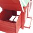 vidaXL Chicken Coop with Nest Box Red 190x72x102 cm Solid Firwood - Image 4