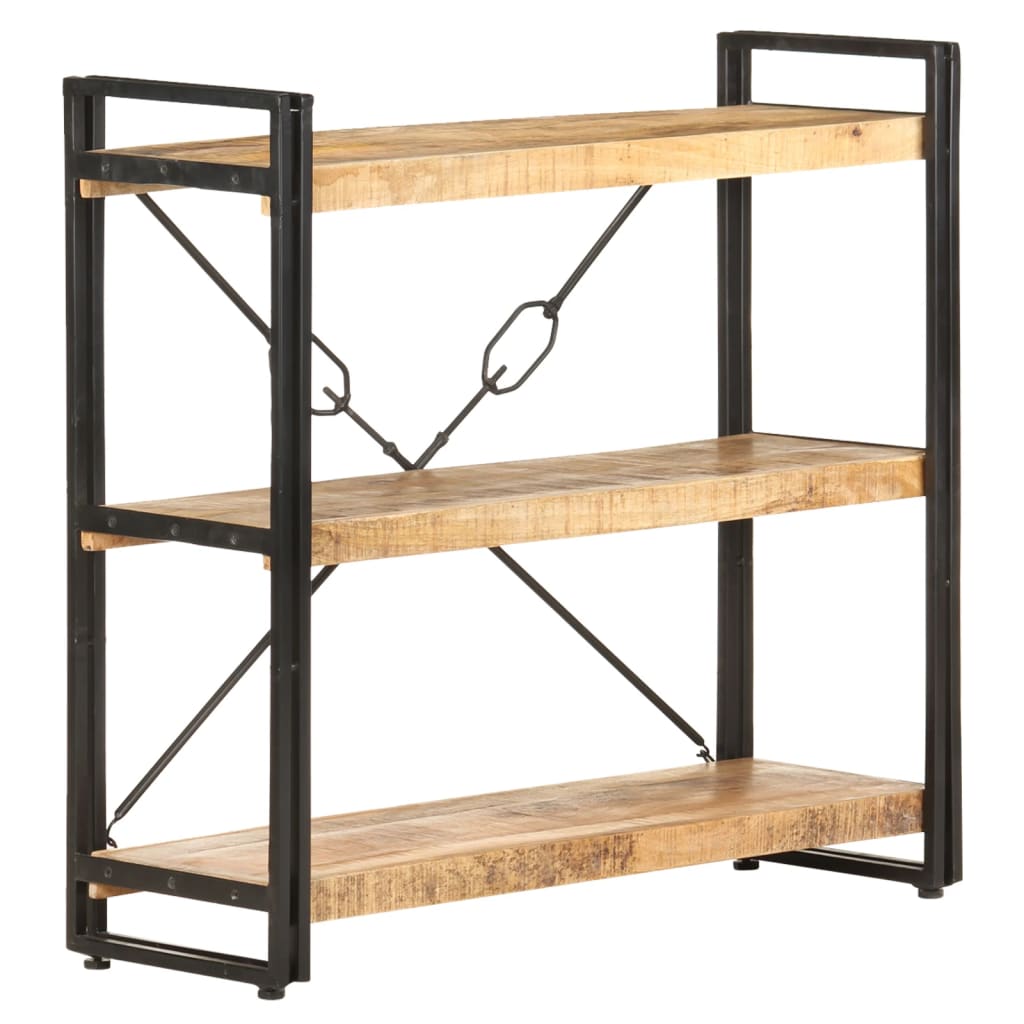 8720286200650_g_en_hd_7 vidaXL 3-Tier Bookcase 90x30x80 cm Solid Mango Wood - Image 9