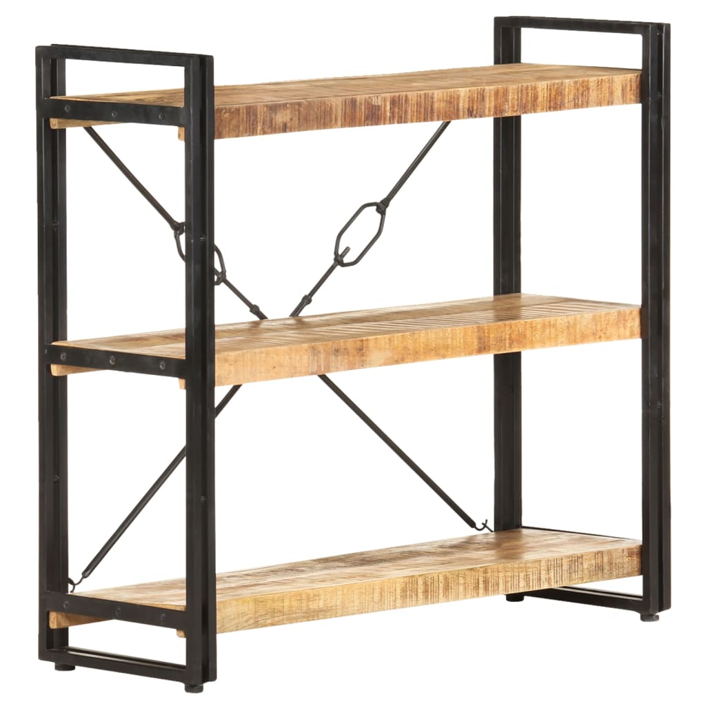 8720286200650_g_en_hd_8 vidaXL 3-Tier Bookcase 90x30x80 cm Solid Mango Wood - Image 10