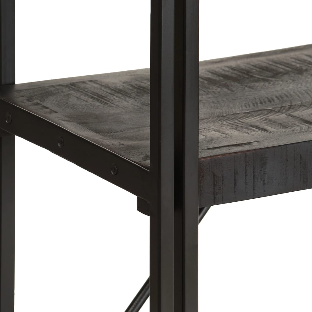 8720286200681_g_en_hd_3 vidaXL 5-Tier Bookcase Black 90x30x180 cm Solid Mango Wood - Image 5