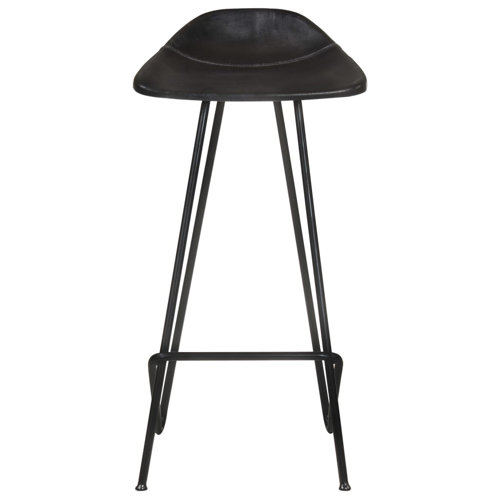 8720286200889_g_en_hd_4 vidaXL Bar Stools 4 pcs Black Real Leather - Image 5