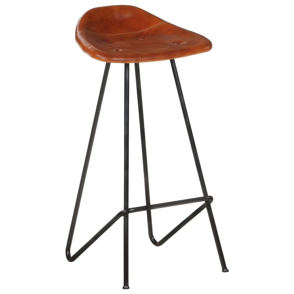 8720286200902_g_en_hd_1 vidaXL Bar Stools 4 pcs Brown Real Leather - Image 2
