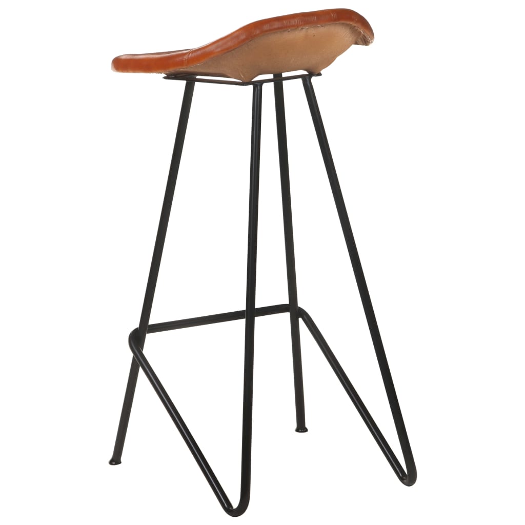 8720286200902_g_en_hd_3 vidaXL Bar Stools 4 pcs Brown Real Leather - Image 4