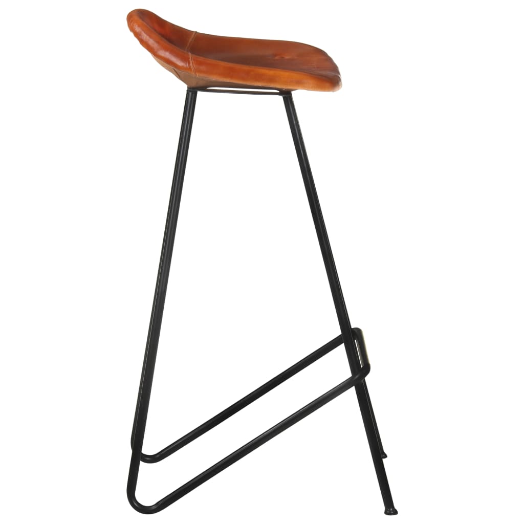 8720286200902_g_en_hd_5 vidaXL Bar Stools 4 pcs Brown Real Leather - Image 6