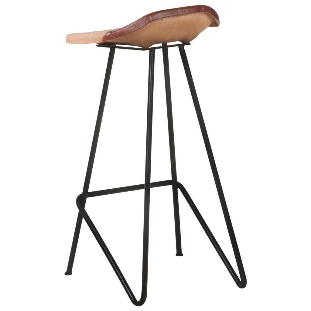8720286200926_g_en_hd_2 vidaXL Bar Stools 4 pcs Brown Real Leather - Image 3