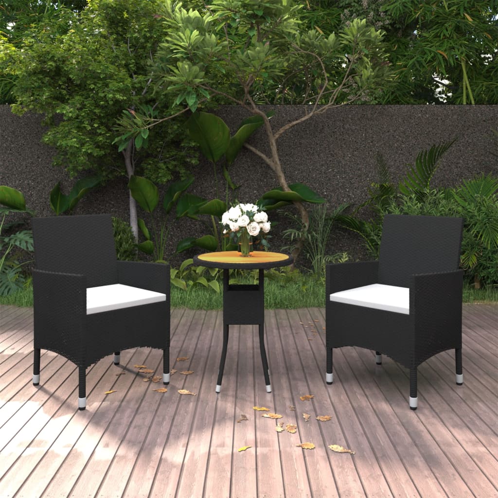 8720286203095_m_en_hd_1 vidaXL 3 Piece Garden Dining Set Poly Rattan Black - Image 1