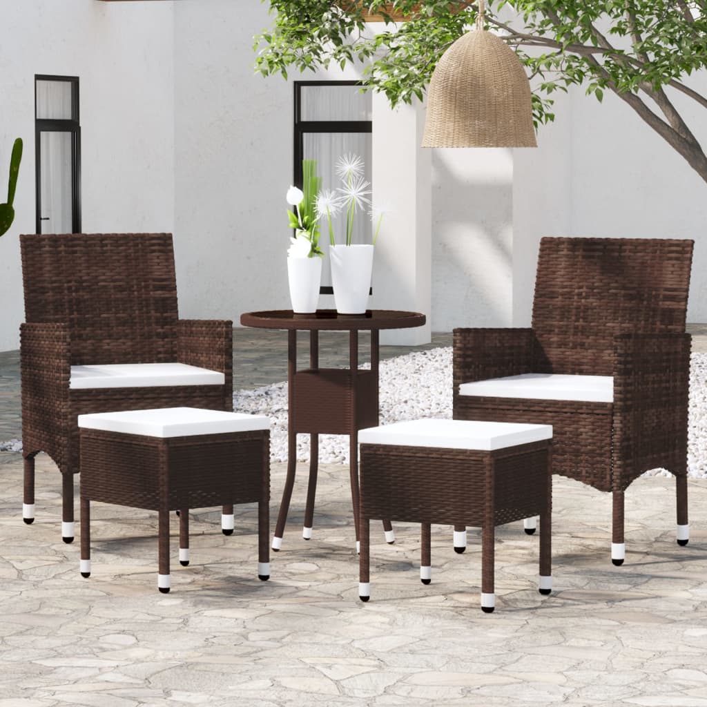 8720286203187_m_en_hd_1 vidaXL 5 Piece Garden Lounge Set Poly Rattan Brown - Image 1