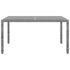 vidaXL 5 Piece Garden Dining Set Poly Rattan Grey - Image 6