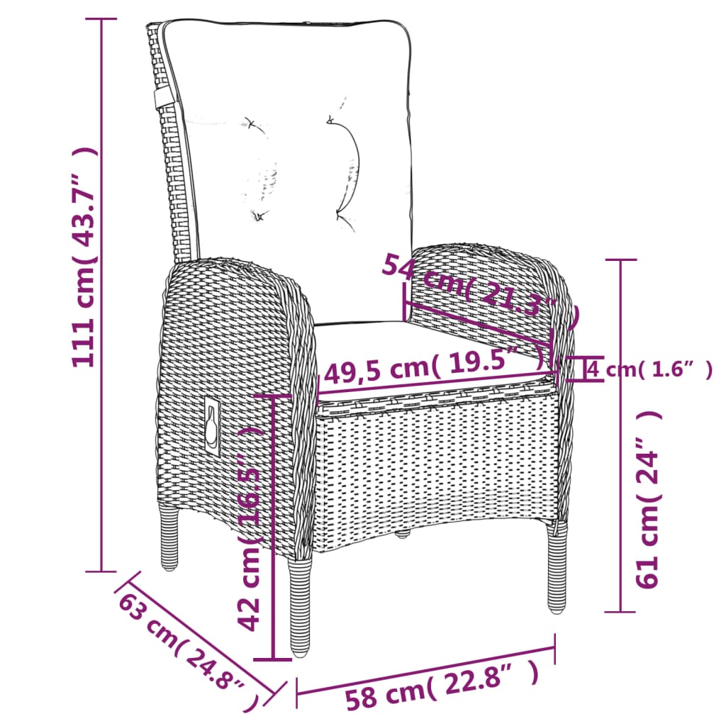 8720286203507_g_en_hd_5 vidaXL 5 Piece Garden Dining Set Poly Rattan Grey - Image 7