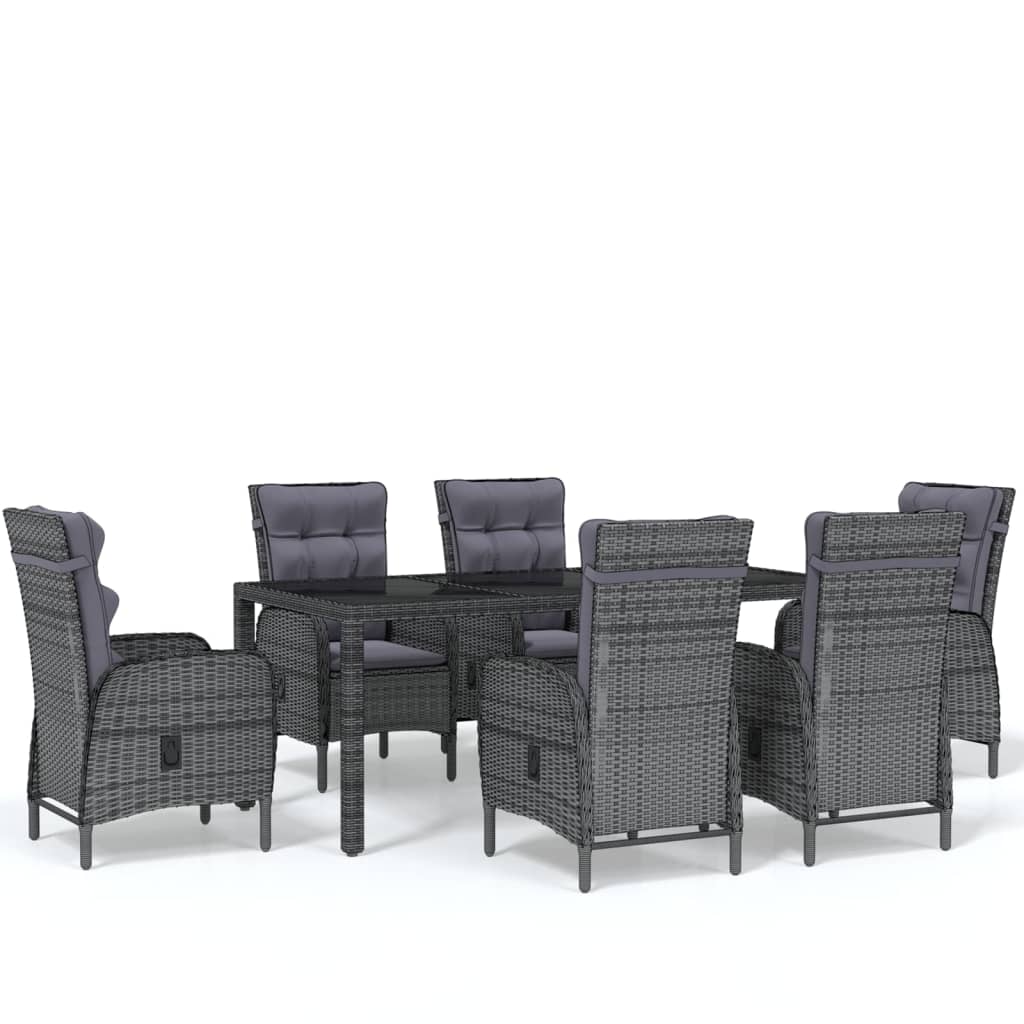 8720286203538_a_en_hd_1 vidaXL 7 Piece Garden Dining Set Poly Rattan Grey - Image 2